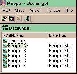 Beispiel A Map ausw&auml;hlen