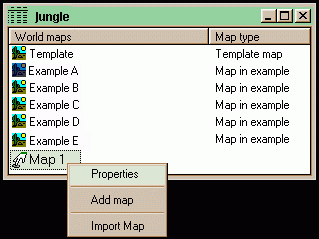 Map properties