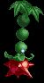 Red swinging fruit