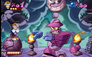 Rayman fights again Mr. Stone