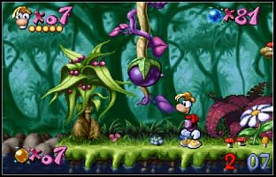 Rayman Bildschirm