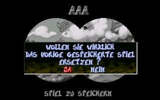 Spiel speichern . . . Ja