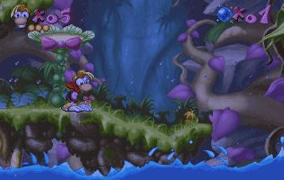 Rayman's und das ansteigende Wasser
