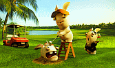 Rabbids Try Golfing
