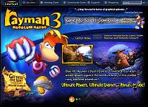 New Ubi Soft USA Rayman 3 website