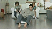 The Lapins Cretins Show - TV Party and the Balance Board